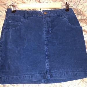 BDG corduroy blue skirt